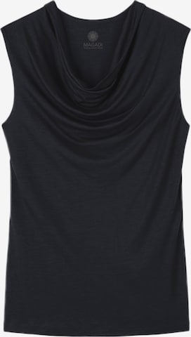 Magadi Sporttop 'Eva' in Schwarz: Vorderseite