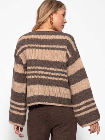 SASSYCLASSY Strickjacke‌‌ in Braun