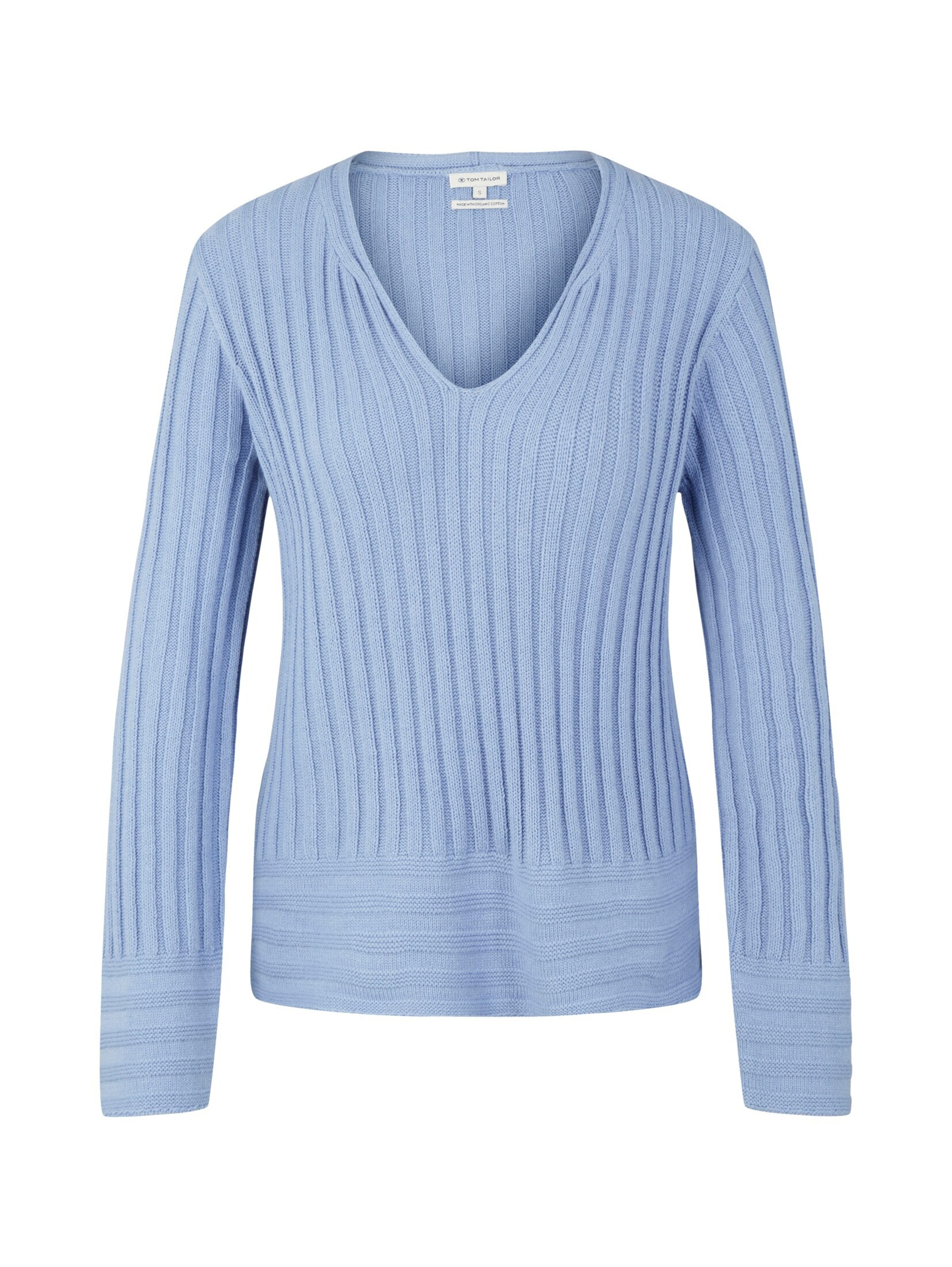 TOM TAILOR Sweater in Blue: front