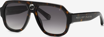 Philipp Plein - Óculos de sol ' Starlight ' em castanho: frente