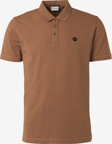 No Excess Shirt in Brown: front