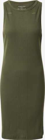G-Star RAW Šaty – zelená: přední strana