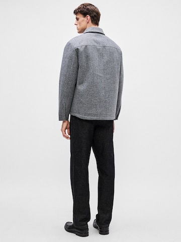 Giacca di mezza stagione di Calvin Klein in grigio: dietro