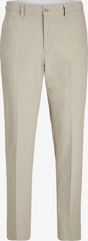Pantalon à plis 'JPRStan' JACK & JONES en gris : devant