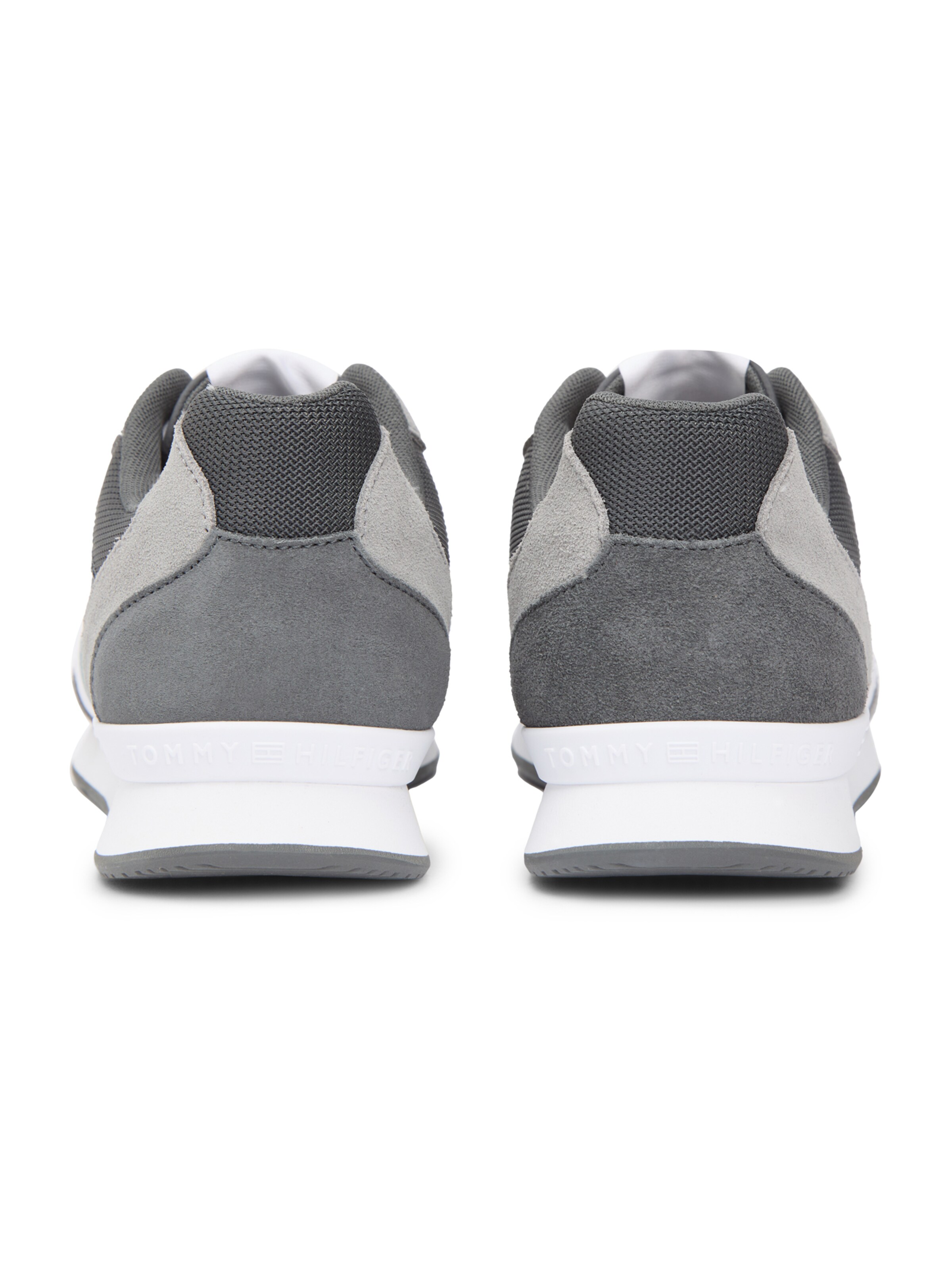 TOMMY HILFIGER Nízke tenisky 'RUNNER MIX' - Sivá