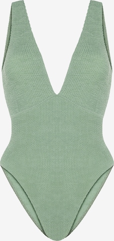 SORBET ISLAND Badeanzug 'Ariel' in Grün: Vorderseite