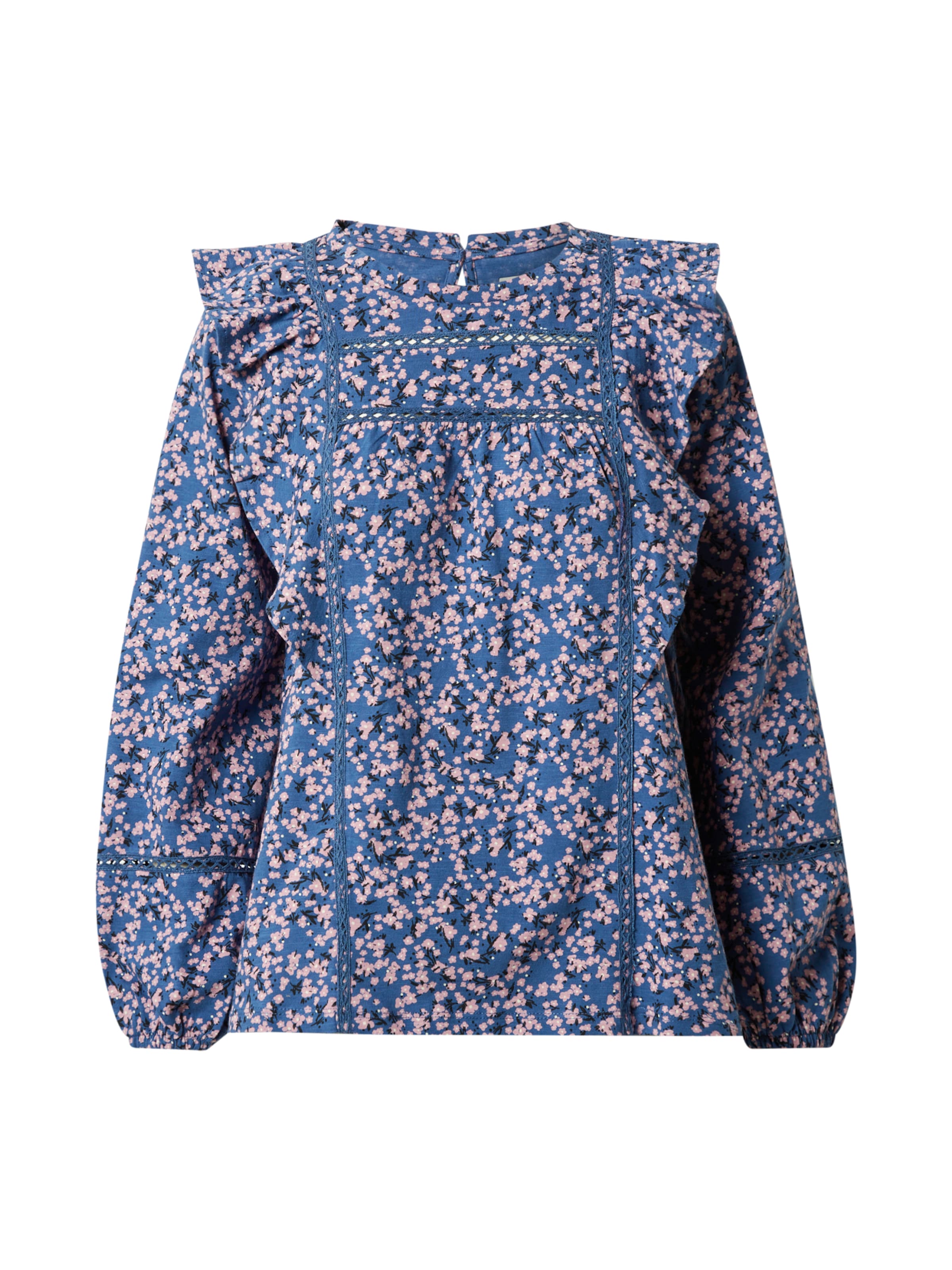 Oasis Blouse in Blue: front
