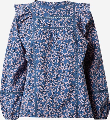 Oasis Blouse in Blue: front