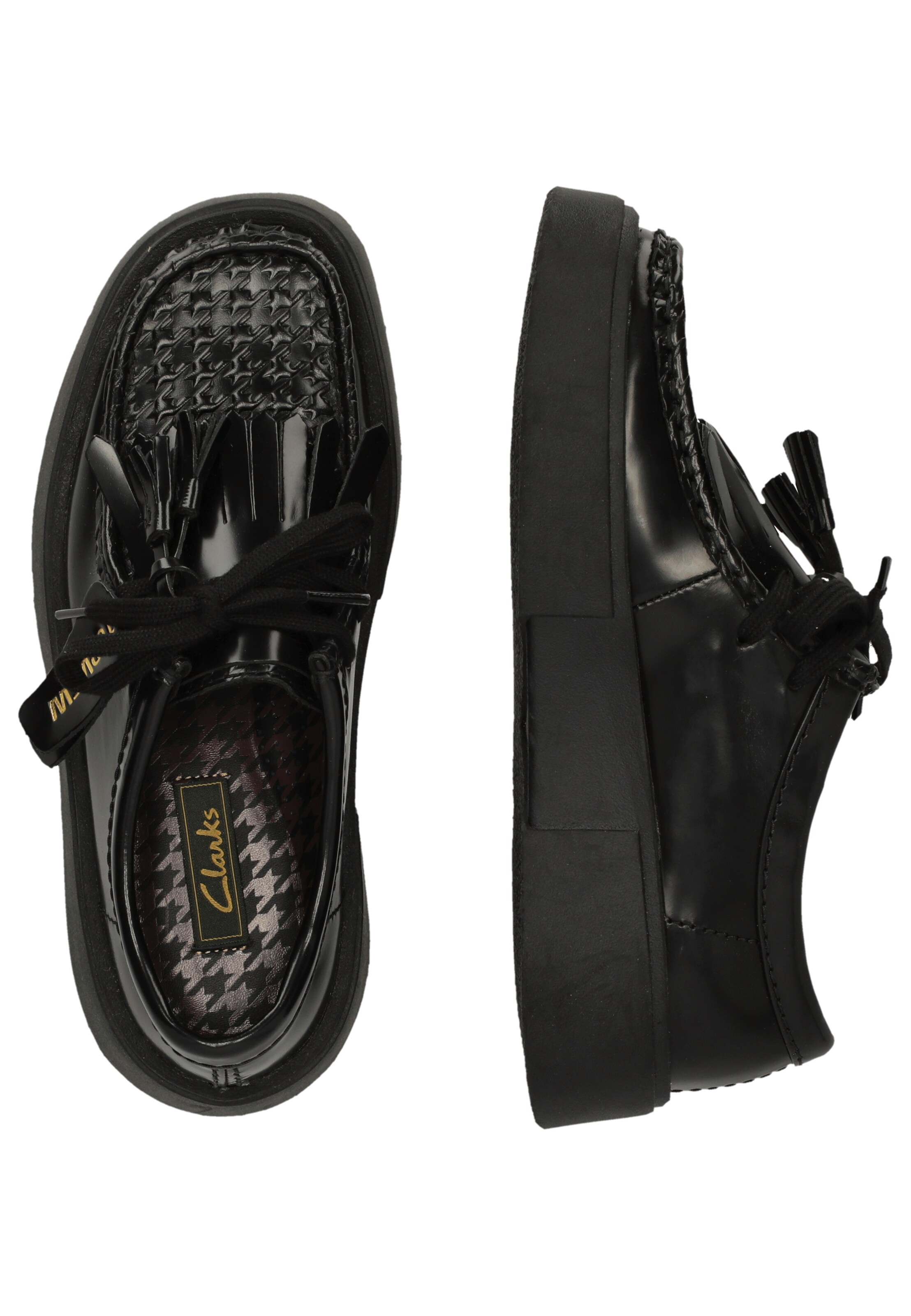 CLARKS Schnürschuhe 'Torview' in Schwarz