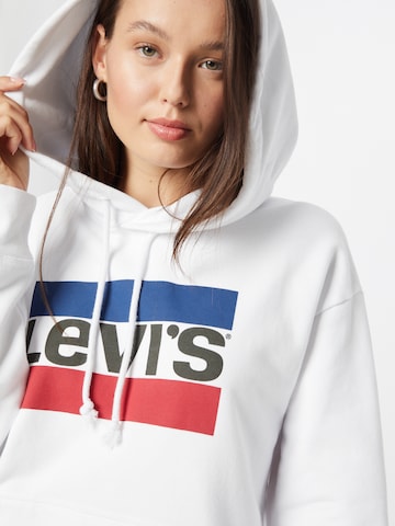 LEVI'S ® Sweatshirt 'Graphic Standard Hoodie' i vit