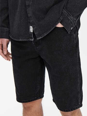 Regular Jean 'Avi' Only & Sons en noir