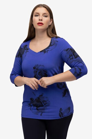 Ulla Popken Shirt in Blauw: voorkant