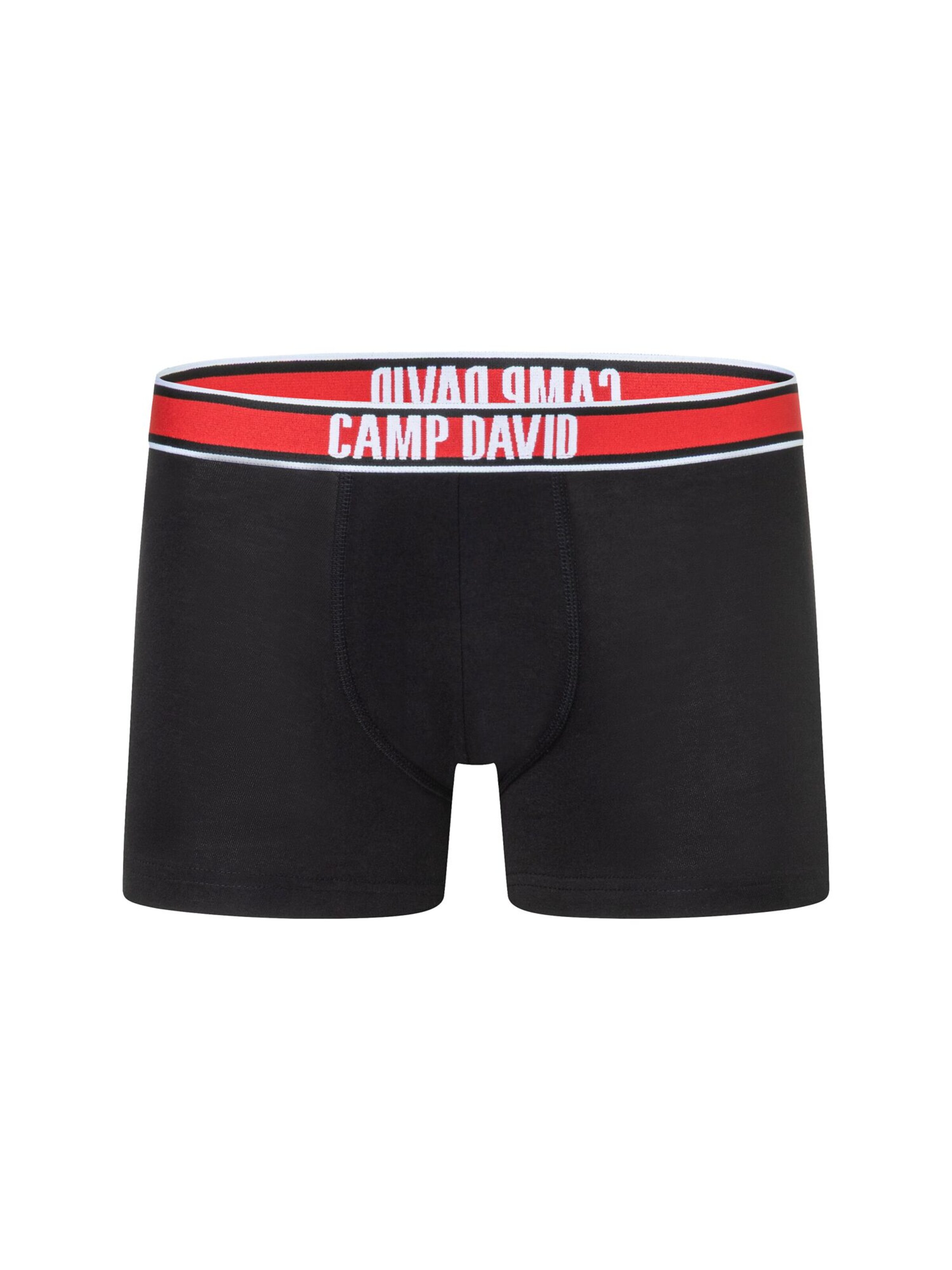 CAMP DAVID Boxershorts in Schwarz