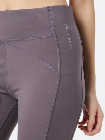 ONLY PLAY Skinny Workout Pants 'Nerve' in Brown