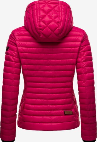 MARIKOO Steppjacke 'Samtpfote' in Pink