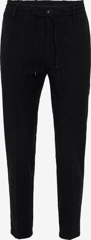 Antioch Slim fit Pants in Black: front