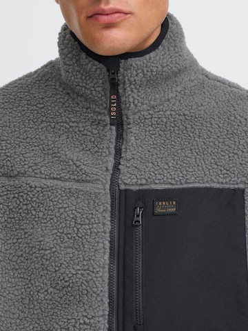 !Solid Fleece jacket 'MCWALTHER' in Grey