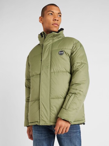 Veste d’hiver TOPMAN en vert : devant