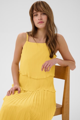 CULTURE Kleid 'CUUni Cheila' in Gelb