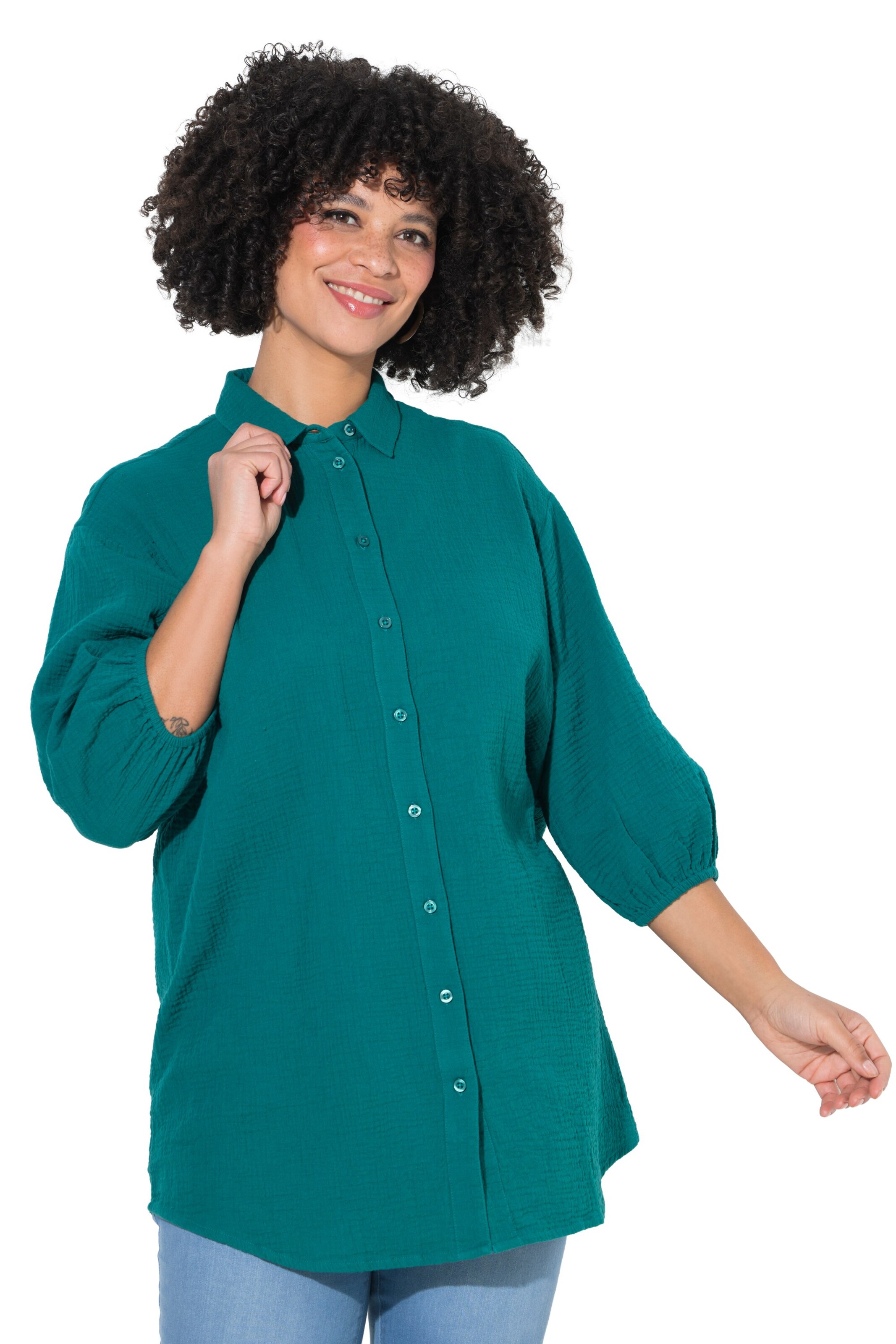 Angel of Style Bluse in Grün: Vorderseite