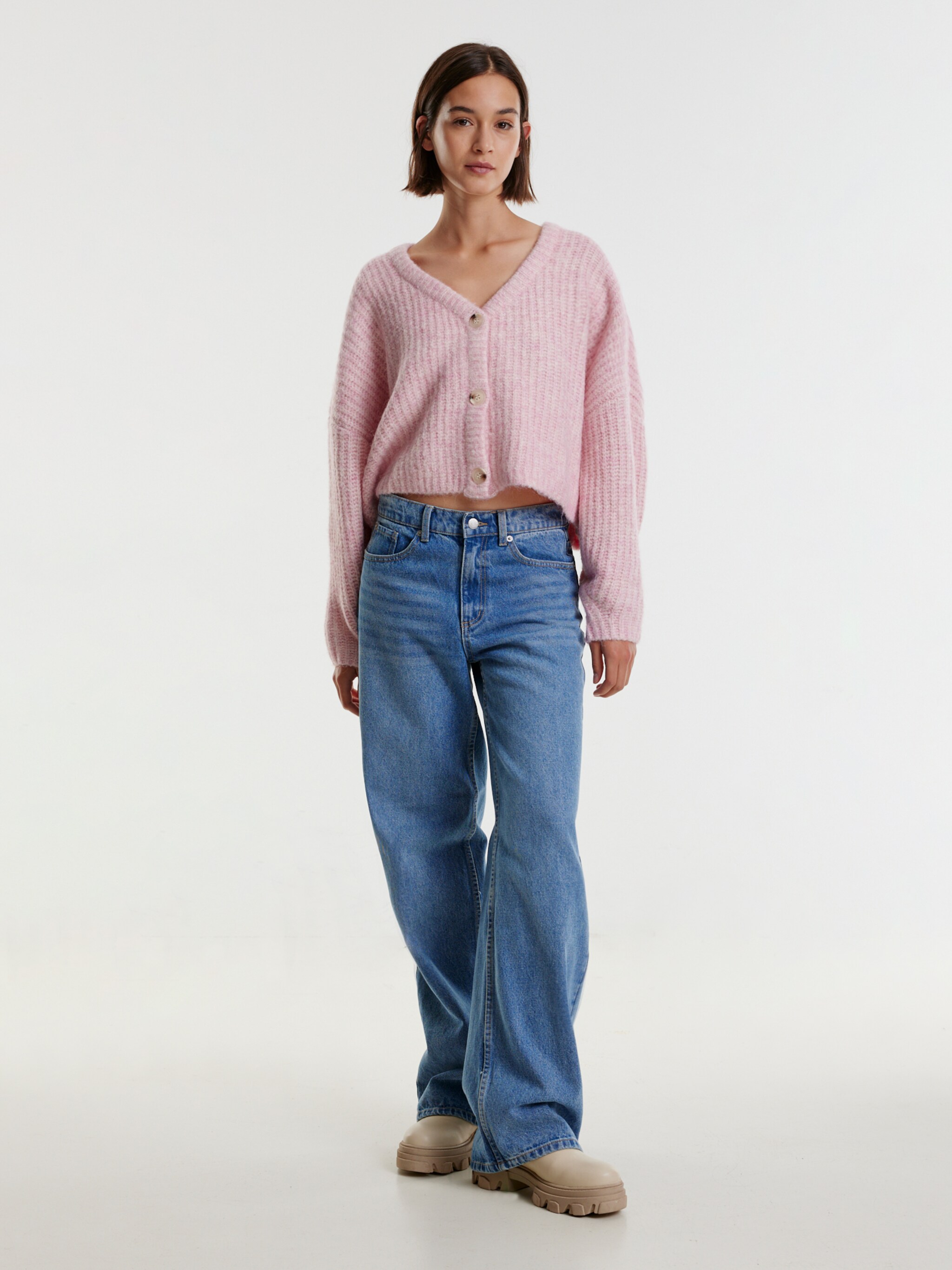EDITED Produits Cardigan 'Zanina' rose