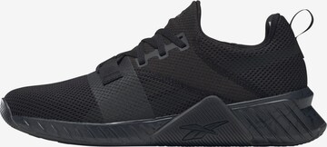 Chaussure de sport Reebok en noir : devant