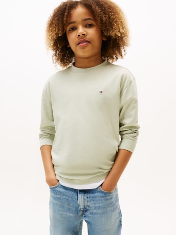 žalia TOMMY HILFIGER Marškinėliai 'ESSENTIAL': priekis