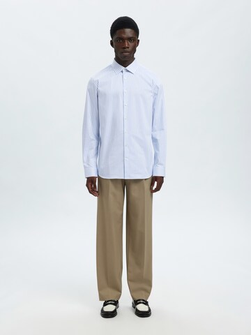 SELECTED Slim Fit Hemd in Blau