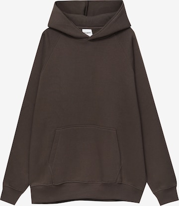 Pull&Bear Sweatshirt i brun: framsida