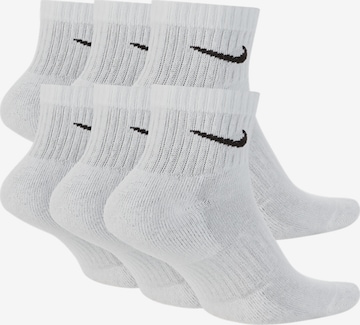 NIKE Sportovní ponožky – bílá