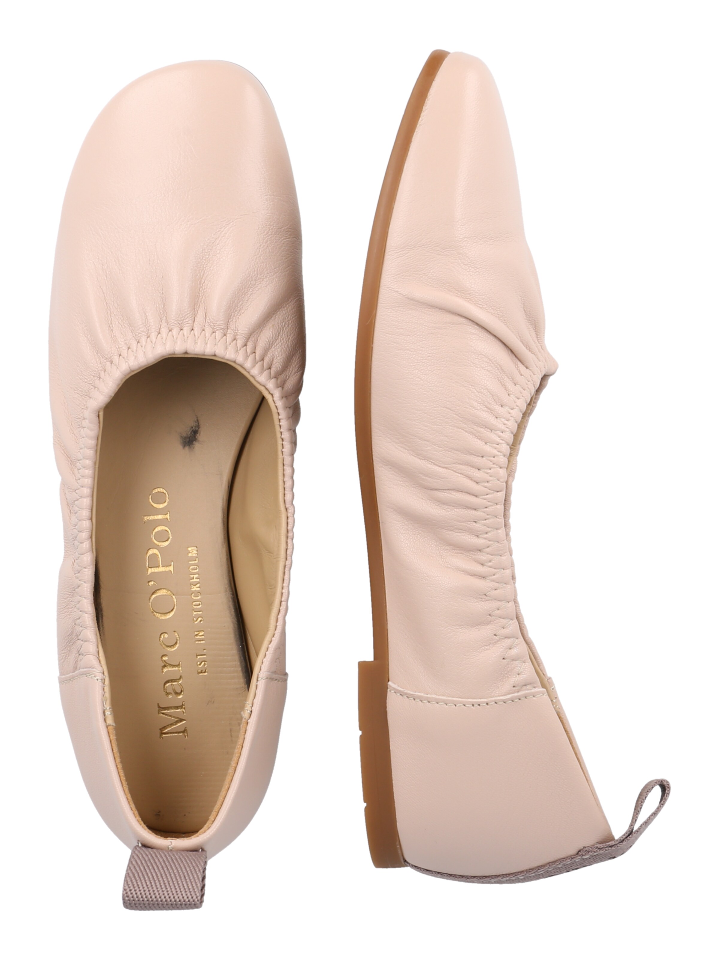 Frauen Ballerinas Marc O'Polo Ballerina 'Kelia' in Nude - LV89812 Frauen Ballerinas Marc O'Polo Ballerina 'Kelia' in Nude - LV89812