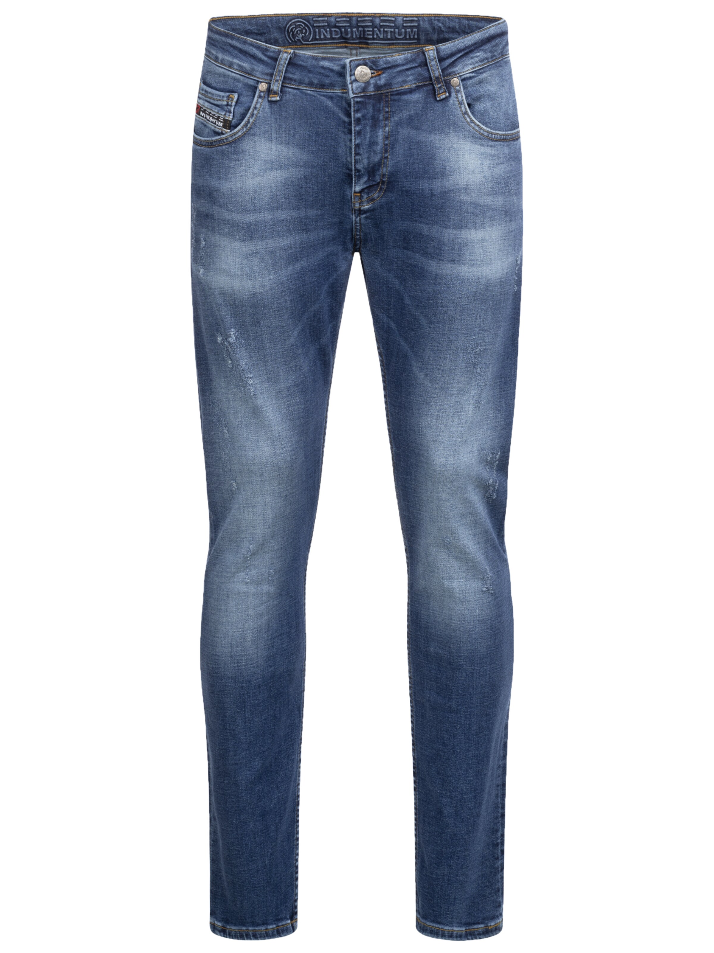 Indumentum Slimfit Jeans in Blau: Vorderseite