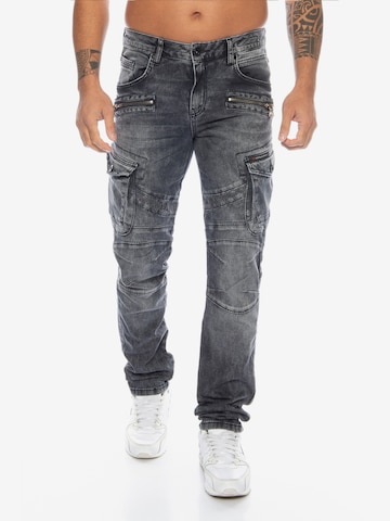 CIPO & BAXX Regular Jeans 'BJ369' in Black: front