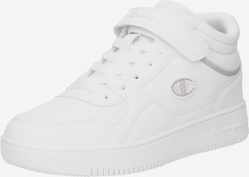 Champion Authentic Athletic Apparel High-Top Sneakers in White: front