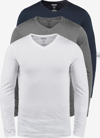 !Solid - Camisa 'BASIL' em cinzento: frente