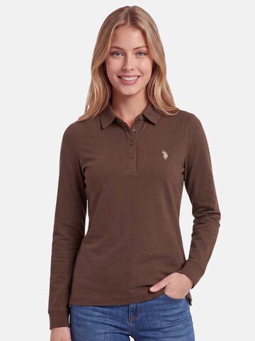 U.S. POLO ASSN. Shirt in Brown: front