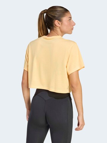 T-shirt fonctionnel 'TE MIN' ADIDAS PERFORMANCE en jaune