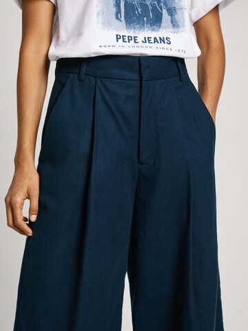 Wide leg Pantaloni con piega frontale 'DEMI' di Pepe Jeans in blu