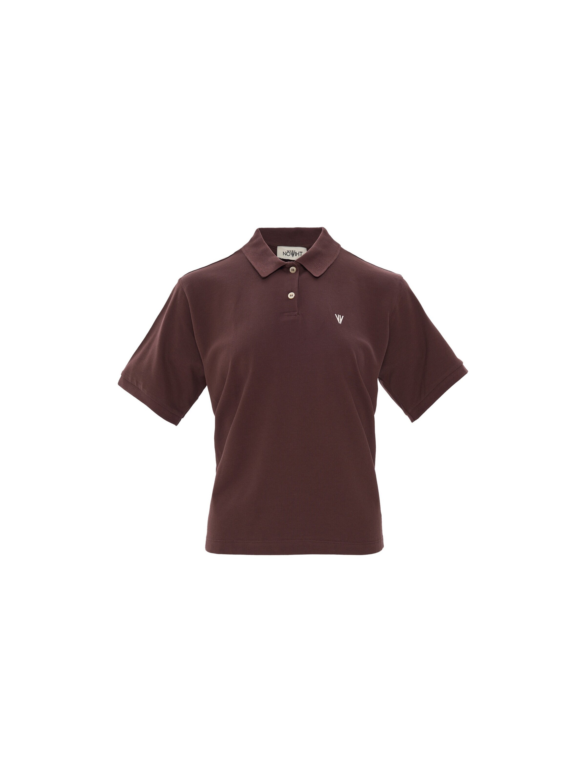 NOWIHT - Camiseta 'Ondine' en marrón: frente