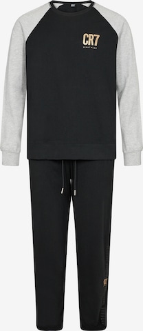 Pyjama long ' Anniversary Edition ' CR7 - Cristiano Ronaldo en noir : devant