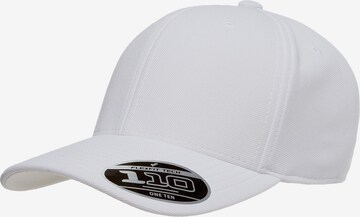 Casquette Flexfit en blanc : devant