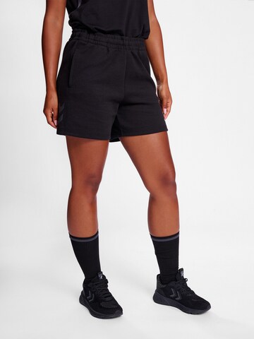 Hummel Regular Sportbroek 'Travel' in Zwart: voorkant