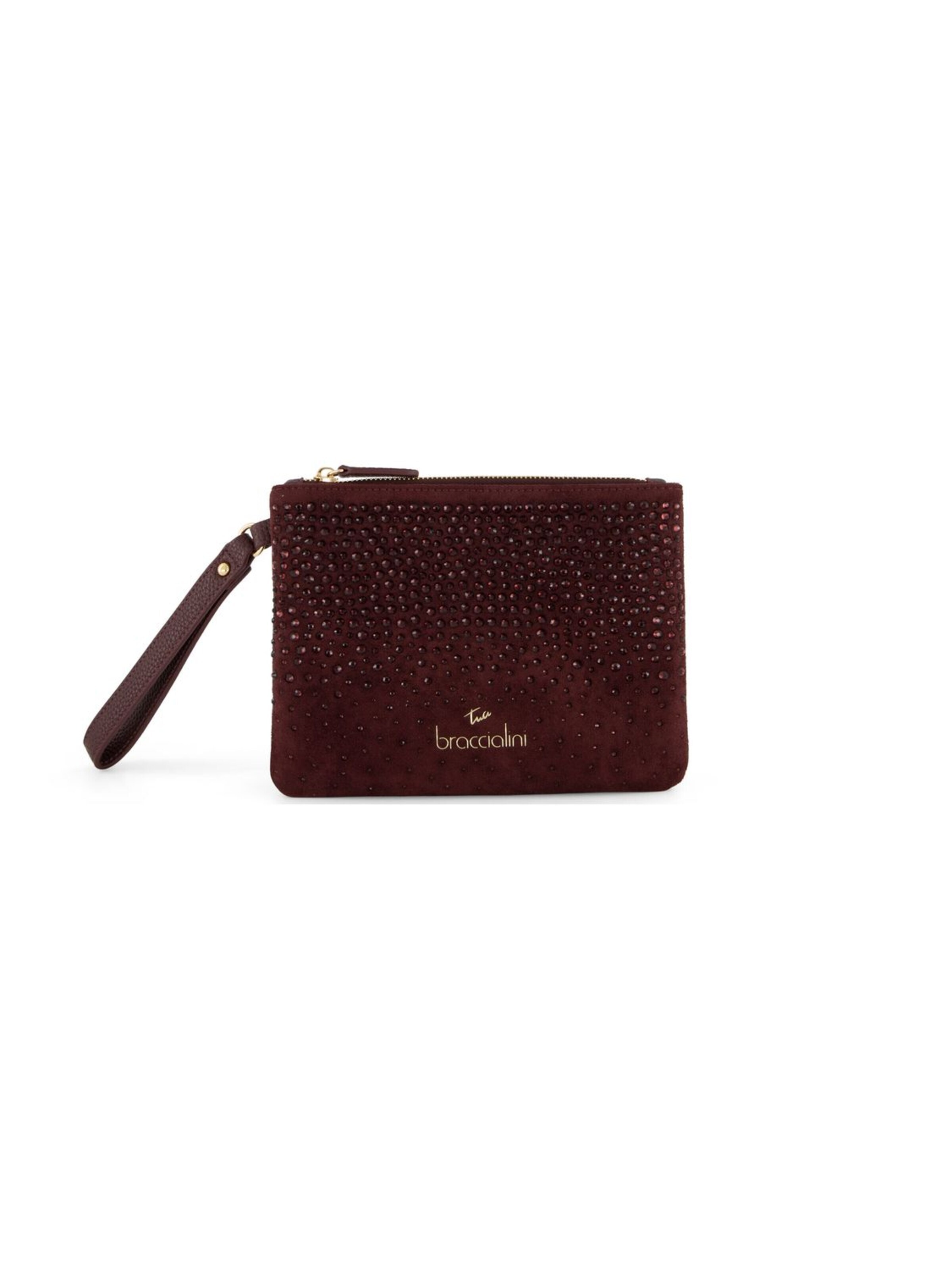 Braccialini - Bolso saco 'Beth Strass' en rojo: frente