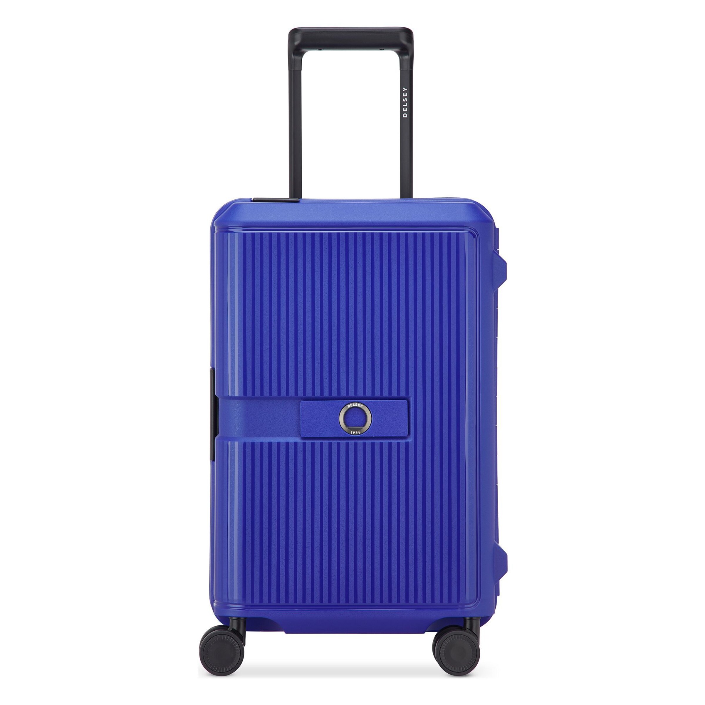 Trolley 'Vauban' di Delsey Paris in blu: frontale
