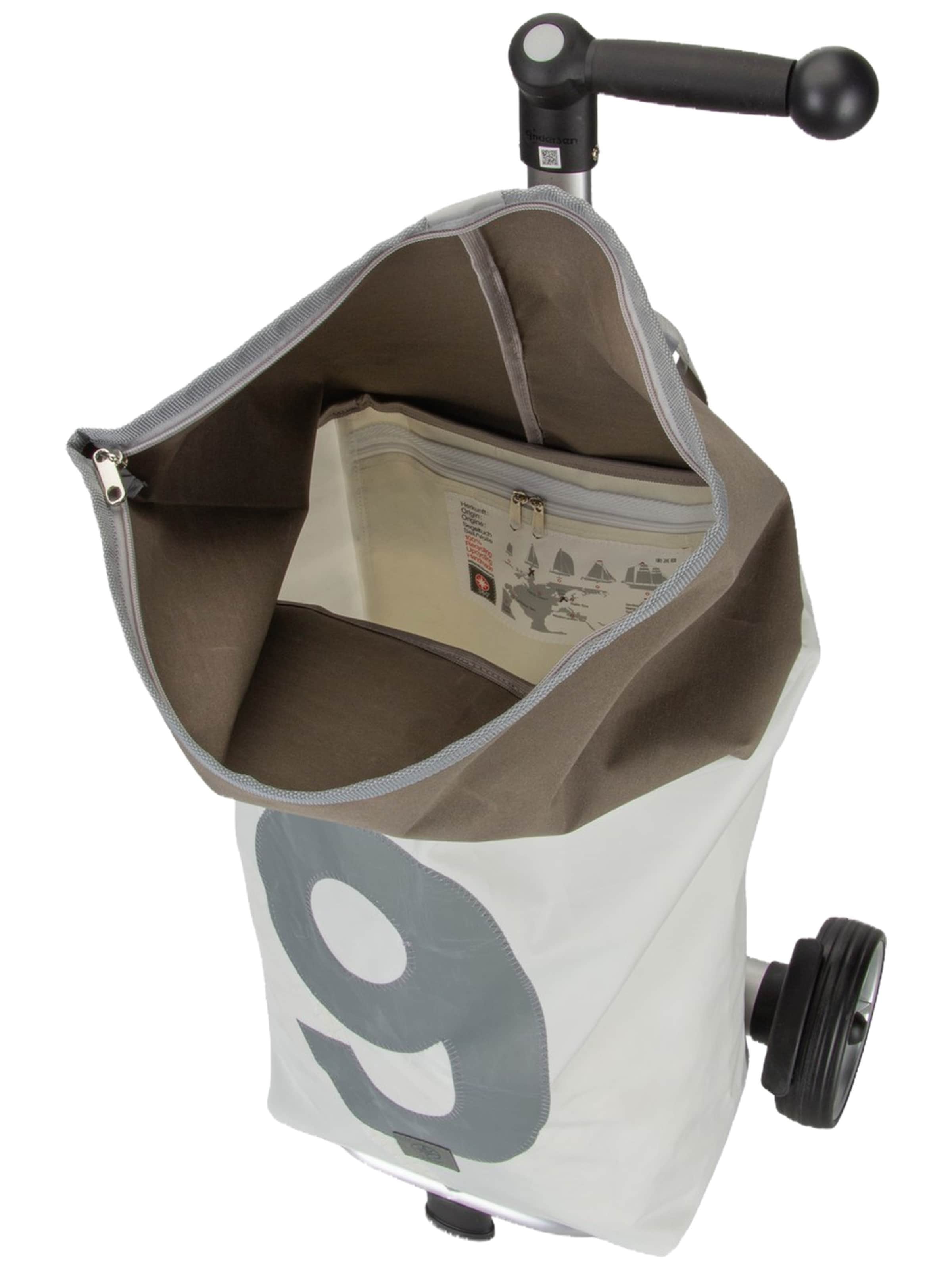 360 Grad Trolley ' Steg ' in Weiß