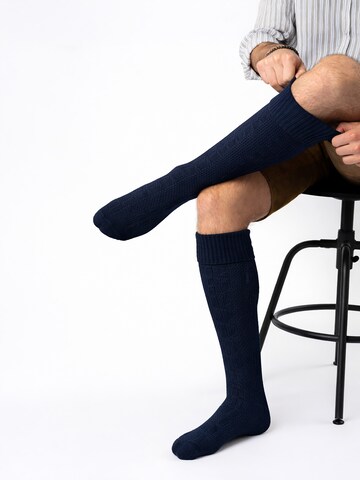 HerzSticht Trachtensocken 'Silberdistel'‌‌‌‌‌‌‌‌‌‌ in Grau