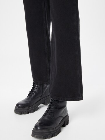 Monki Wide Leg Jeans in Schwarz
