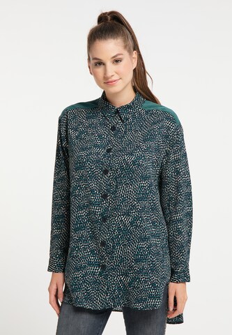 MYMO Blouse in Groen: voorkant