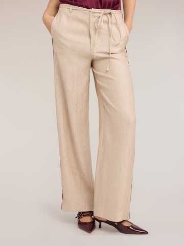 Wide leg Pantaloni di MOTIVI in beige