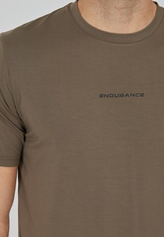 ENDURANCE Funktionsshirt 'Winicol' in Braun